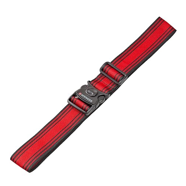 Wenger - Travel Accessories Refresh, Luggage Strap, Black / Red