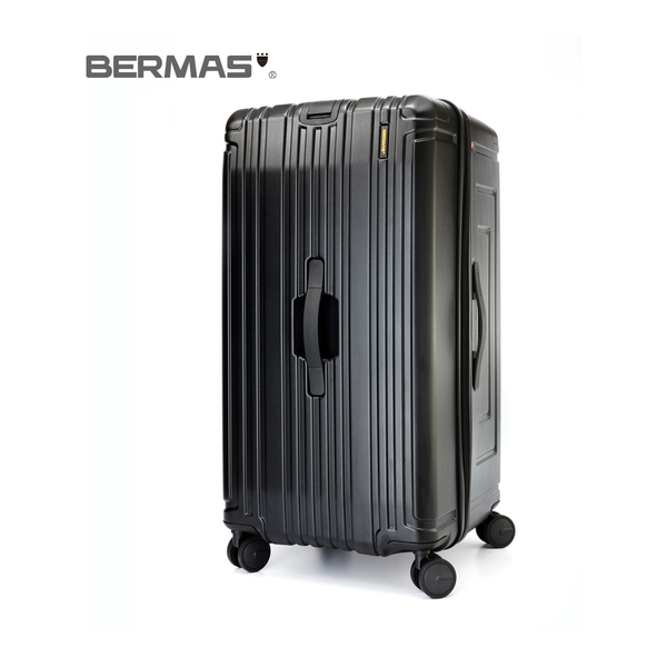 BERMAS 30inch Spaceship Suitcase 2nd Version - Black + Gimes II 20" Foldable & Expandable Luggage - Black + Smartrip Easynap Pocket Hoodie Pillow - Black