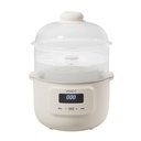 Novelti - 1L Multifunction Electric Stew Pot  (white ceramic inner pot with steamer)