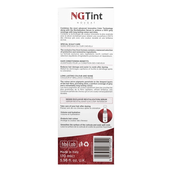 NGTint - Botanical Hair Dye (170ml) Elegant Dark Chestnut Brown 3.0