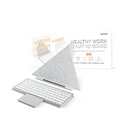 USA USATISFY's first ultra-thin 4-in-1 multi-system connected office detachable neck brace portable wireless touch keyboard set