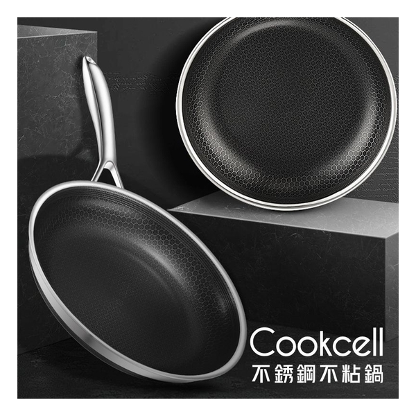 Cookcell - Korean Honeycomb Stainless Steel Frying Pan (28cm)