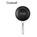 Cookcell - Korean Honeycomb Stainless Steel Non-stick Milk Pot (16cm Double Sided)