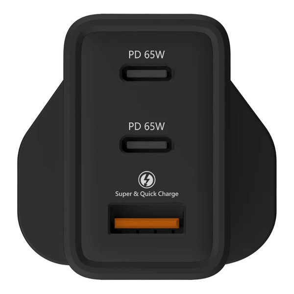 Kasuyi K-65WT Super Silicon 65W 3-Ports Travel Fast Charger