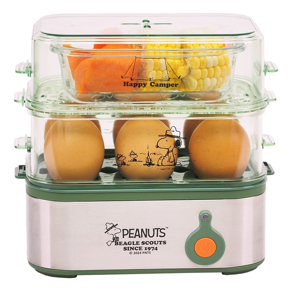 PEANUTS Authorized 1.6L Mini Steamer (12 Eggs)