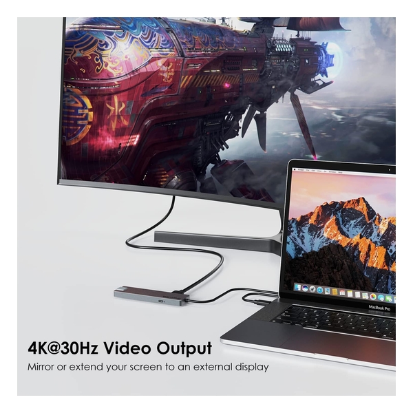 Wavlink USB C 12-in-1 Hub Triple Monitor/Laptop Docking Station UMD302