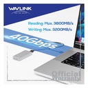 Wavlink 40Gbps USB4 Type-C Tool-Free Enclosure for M.2 PCIe NVMe SSD WL-ST401C