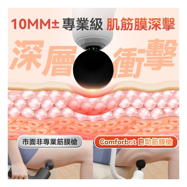 Comforbot 可伸縮全身觸及無級頻速捶震肌肉深層按摩放鬆自助筋膜器 PRO