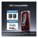 WAVLINK - WL-UTE51 Thunderbolt 5 80Gbps PCIe NVMe Enclosure