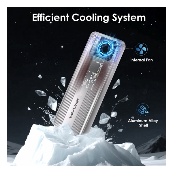 WAVLINK - WL-UTE51 Thunderbolt 5 80Gbps PCIe NVMe Enclosure