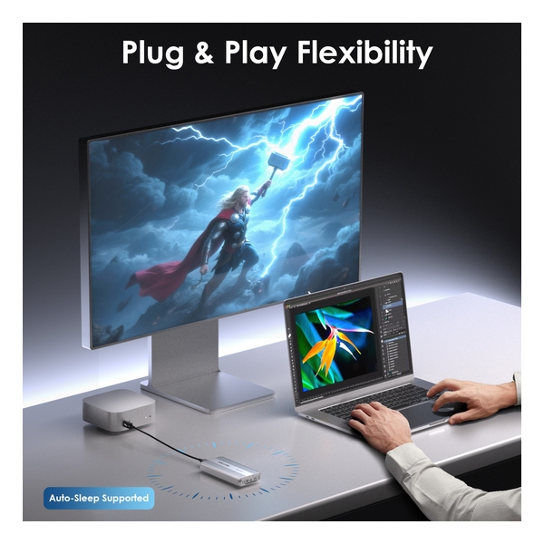 WAVLINK - WL-UTE51 Thunderbolt 5 80Gbps PCIe NVMe Enclosure