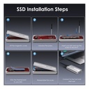 WAVLINK - WL-UTE51 Thunderbolt 5 80Gbps PCIe NVMe Enclosure