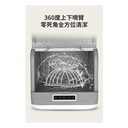 Turbo Italy - TDW-05T Fully Automatic Countertop Dishwasher with Water Tank (No Installation Required)