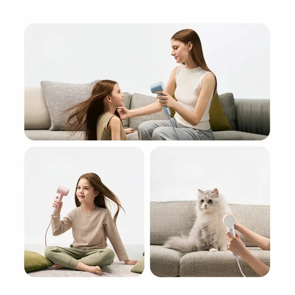 Laifen Mini High-Speed Hair Dryer - Magentic Standard Nozzle/ Laifen Mini Travel Pouch Included