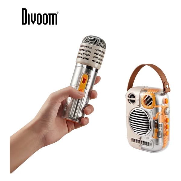 Divoom Spark Pro - Dual Wireless Microphones Karaoke Bluetooth Speaker