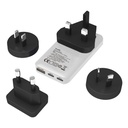 inno3C Ultra Slim 67W 3-Ports GaN Travel Fast Charger i-67ET