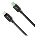 inno3C 240W TFT LCD Type-C to Type-C Data Transfer Charging Cable 120cm (Black)