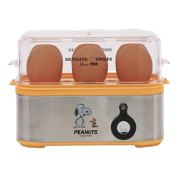 PEANUTS Egg boiler with beep alert sound (6 Eggs)