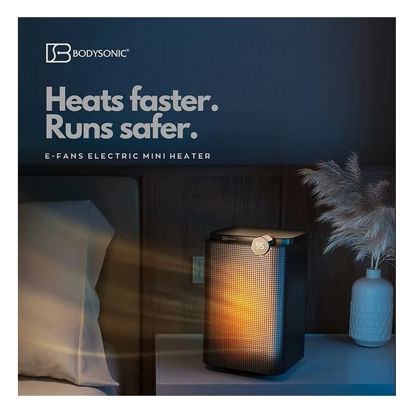 Bodysonic Electric Mini Heater WK-FC-H20-BK