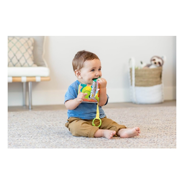 Infantino Educational Animal Cloth Book