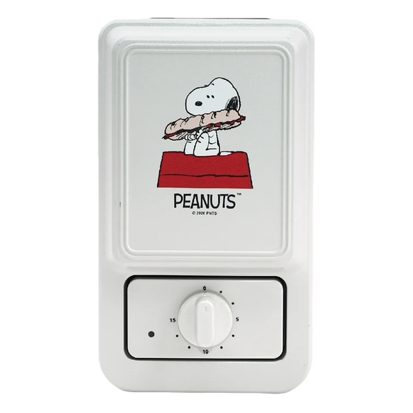 PEANUTS Authorized Multifunction Sandwich Grill & Waffle Maker
