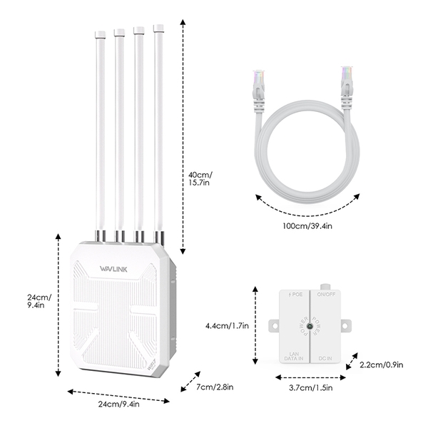 Wavlink BE5100 Dual Band WiFi 7 Router WL-WN573HBE2