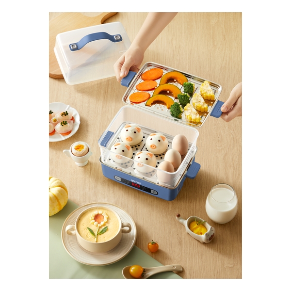 Gemini 迷你電子多功能雙層電蒸籠 GFS2DB-V3