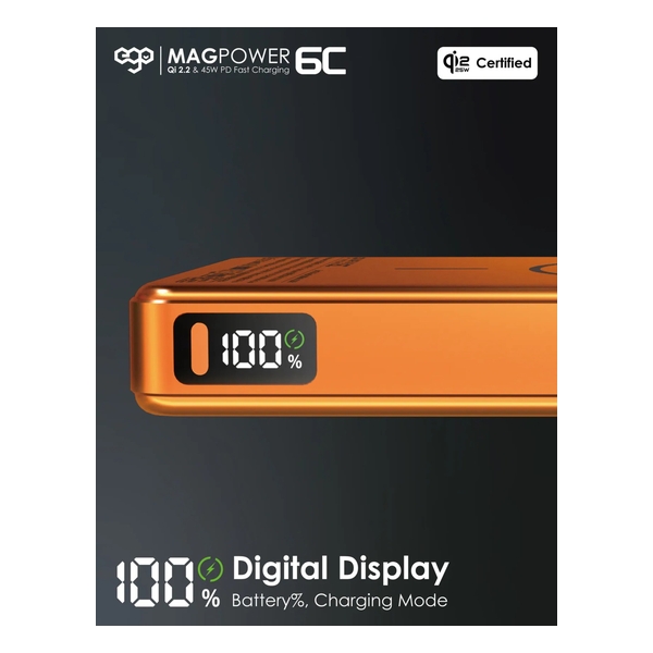 EGO MagPower 6C @ QI2.2 10000mAh POWERBANK (P31)