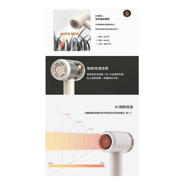 Sunpentown SHD12AI AI Salon Hair Dryer