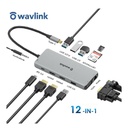 WAVLINK - USB-C 4K Triple Display 60W PD 
Docking HDMIx2 VGAx1