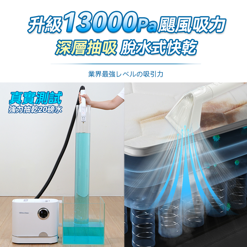 日本Double Clean 多用途 乾濕水洗全屋離地清潔機 Pro+ (蒸氣殺菌版）