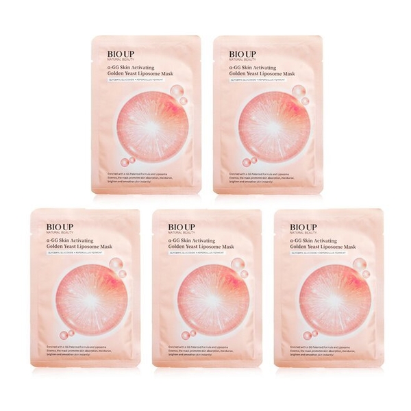 BIO UP a-GG Skin Activating Golden Yeast Liposome Mask