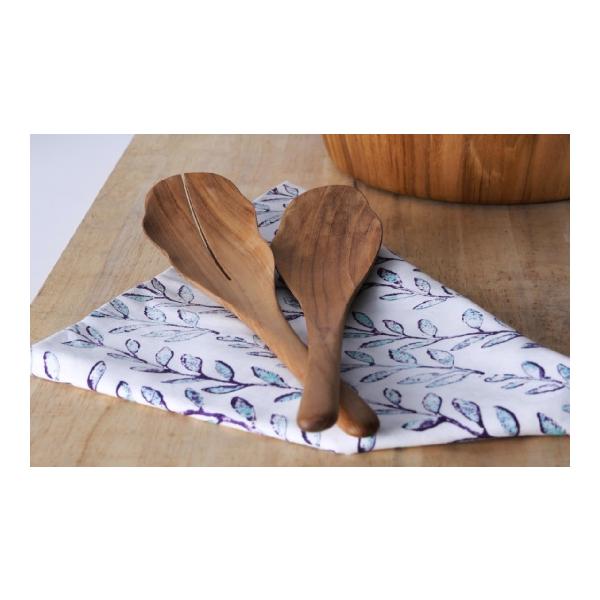 ROMAINE SALAD SERVER (SPOON & FORK) SP086