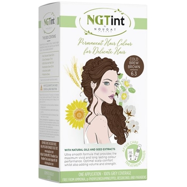 NGTint - Botanical Hair Dye (170ml) Cold Brew Brown 6.3