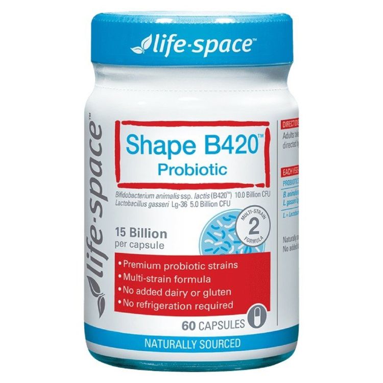 Life Space - Shape B420 Probiotic 60 Capsules (Parallel Import)