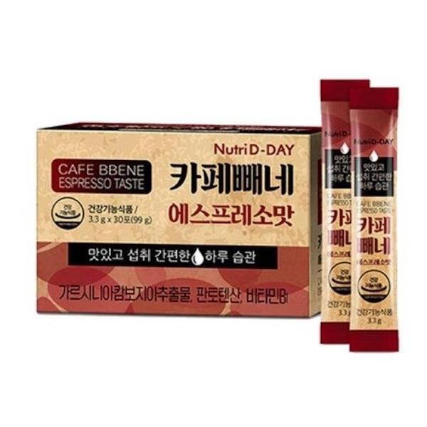 Nutri - D-Day - Espresso Taste The Real Diet Coffee (red) 3.3g x 30pcs (Parallel Import)