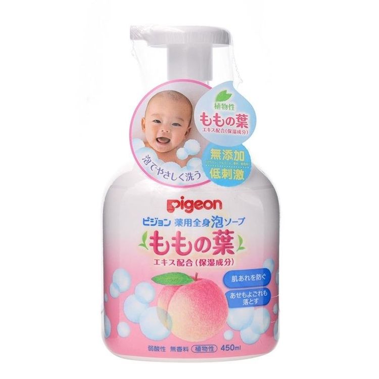 Pigeon - Medical Body Soap 450ml - Peach (Parallel Import)