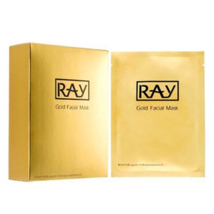 RAY - Gold Facial Mask 10pcs (Parallel Import)