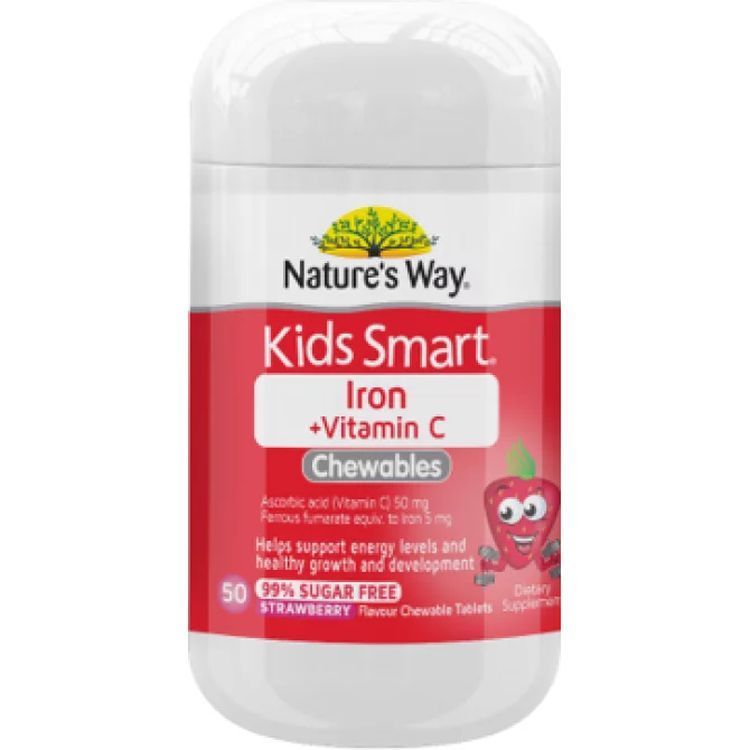 Nature's Way - Kids Smart Iron + Vitamin C Chewable (Parallel Import)