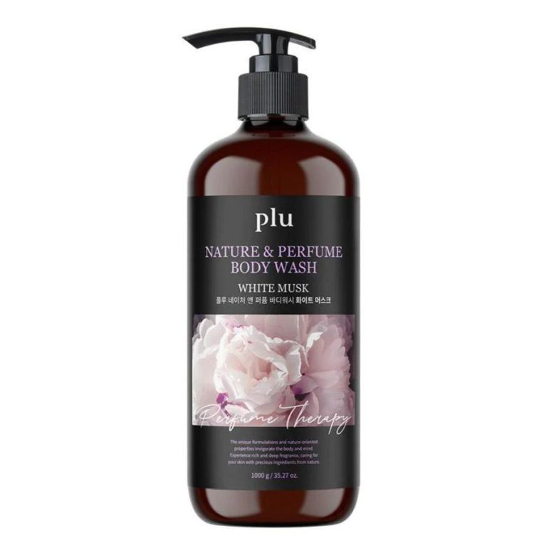 Plu - Nature And Perfume Body Wash, White Musk (1000g) (Parallel Import)