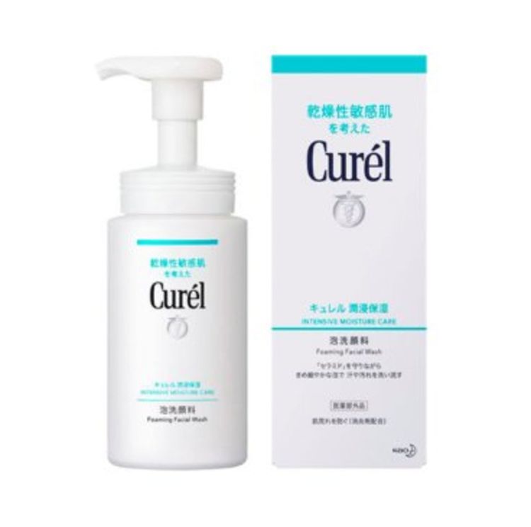 Curel - 豐盈泡沫潔面乳 150ml (適合乾燥性敏感肌膚)(平行進口)