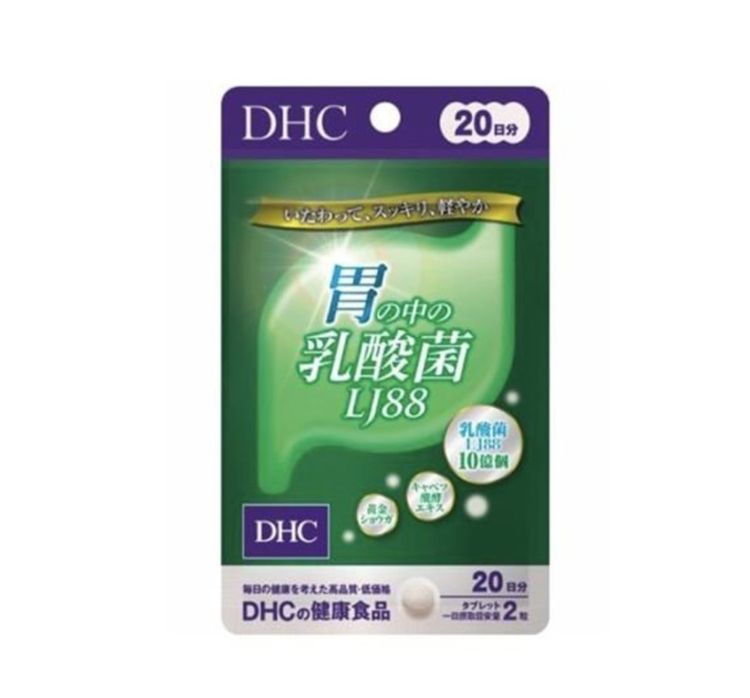 DHC - Natural Lactic Acid Bacteria in the Stomach LJ88 60 Capsules 30 Pieces (Parallel Import)