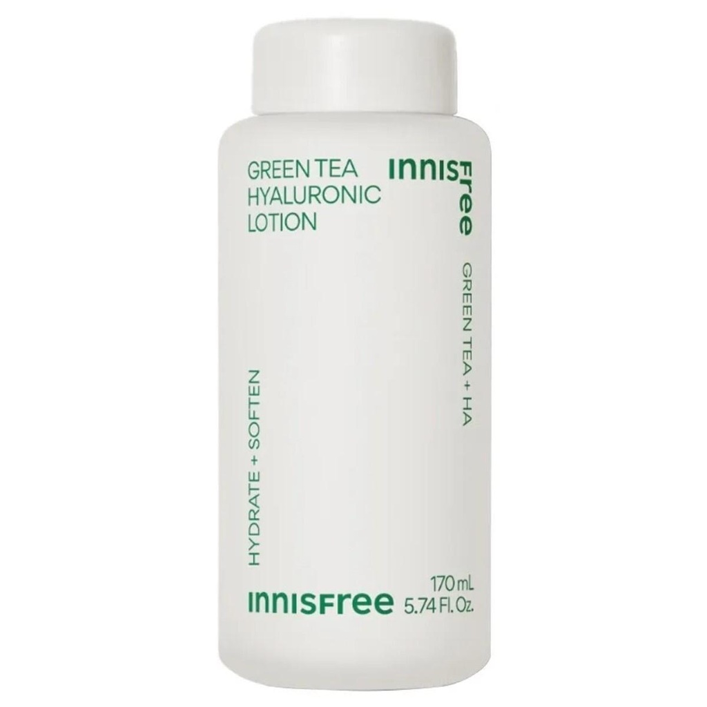 innisfree - 綠茶透明質酸保濕乳液 170ml (平行進口)