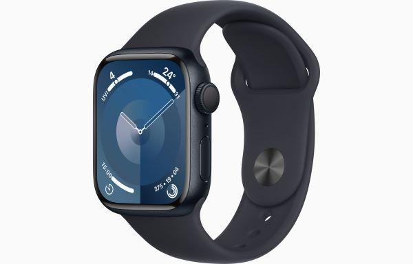 Apple Watch Series 9 GPS + Cellular 45mm Midnight Aluminium Case with Midnight Sport Band 