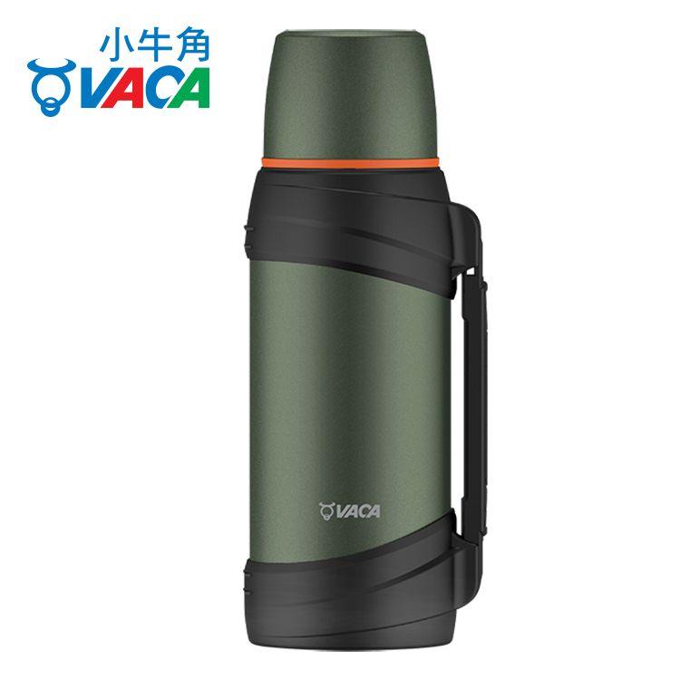 VACA 1.9L S/ST VACUUM TRAVEL FLASK W/HANDLE (GREEN)