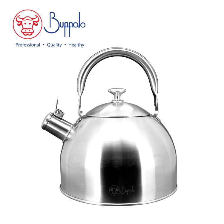 BUFFALO ELEGANCE PREMIUM PLUS S/ST 4.5L WHISTLING KETTLE (SST PIPE HANDLE)