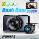 360 G500H 3K Dual Lens (Front: 2880P / Rear: 720P) Dash Camera