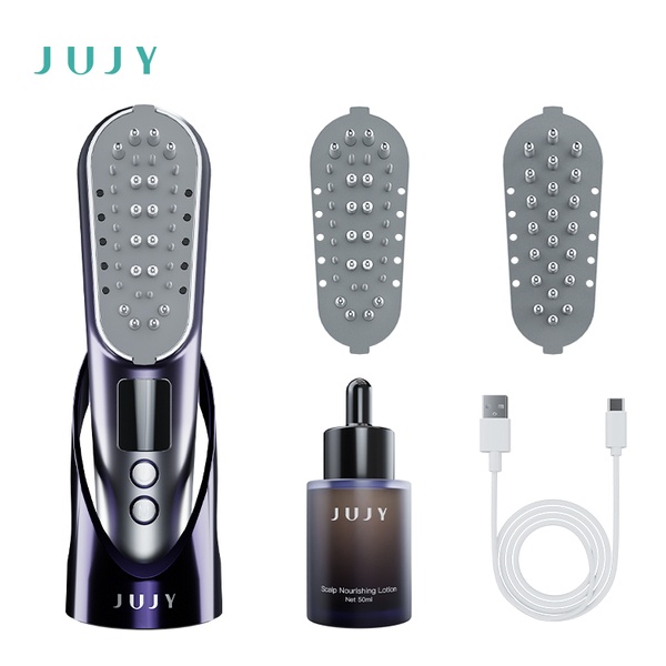 日本JUJY LLLT光療雙梳頭強效密髮增髮梳 PRO
(隨盒附送頭皮營養液)