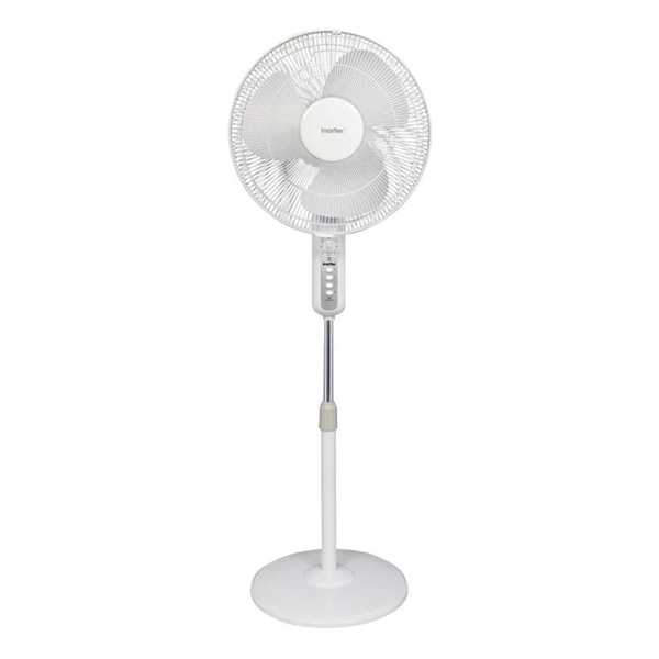 imarflex - "Simple Steel" 16-inch mechanical metal base floor fan