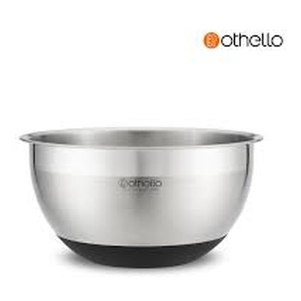 Othello - 20cm stainless steel mixing bowl with non-slip silicone base